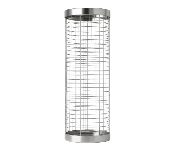 Kohle Co. Rotating Grill Basket – Stainless Steel Rolling Skewer, Dishwasher Safe